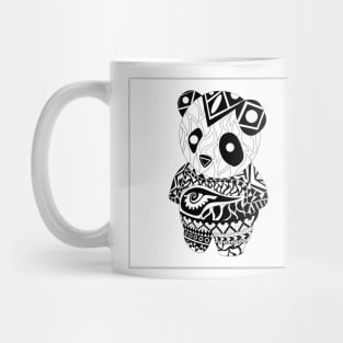 boho little panda bear ecopop Mug